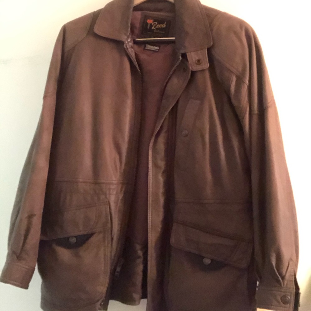 Butter soft brown luxurious leather jacket